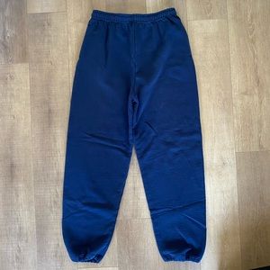 Mens Navy Gildan Sweatpants